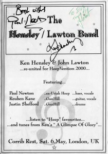 Heepvention 2000-poster-signed Hensley & Paul Newton & John Lawton